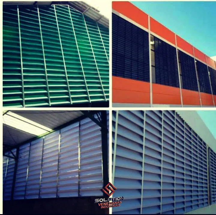 veneziana industrial iluminação