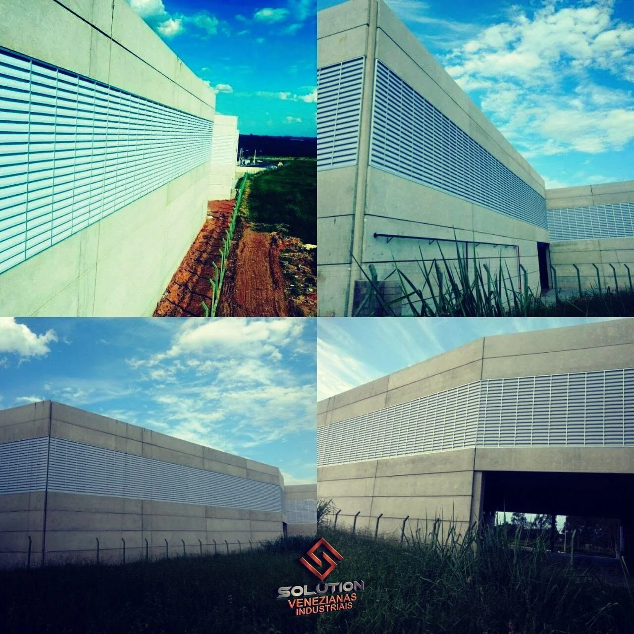 soluções de ventilação e claridade: venezianas industriais em pvc