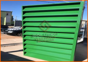 Veneziana Industrial De Alumínio Veneziana Industrial de Alumínio Sustentável com ventilação natural eficiente e estrutura leve para indústrias que priorizam responsabilidade ambiental