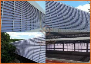 Veneziana Galpão Industrial Veneziana Galpão Industrial promovendo eficiência energética e ventilação natural para galpões industriais