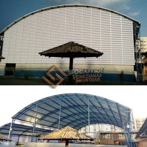 Veneziana para Construções Veneziana Industrial para Construções com foco em Manutenção Simplificada, ideal para galpões e ambientes industriais