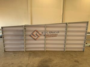 Veneziana Industrial Desempenho em Climas para ventilação eficiente