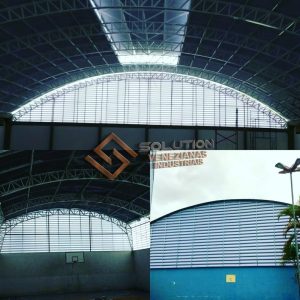 Veneziana Fachada Negócio – Estética Moderna e Profissional com ventilação e design