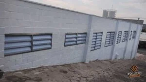 Veneziana Industrial prática e eficaz para ventilação natural e controle de temperatura