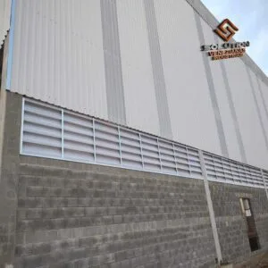 Venezianas Industriais de Qualidade Venezianas Industriais de Qualidade com eficiência de ventilação da Solution
