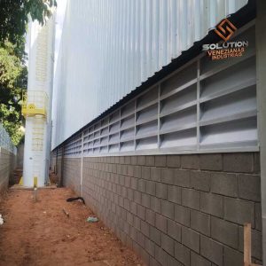 Veneziana Industrial Mais Praticidade Veneziana Industrial Mais Praticidade na ventilação e rotina de galpões