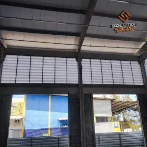 Veneziana Industrial e Seu Desempenho Veneziana Industrial e Seu Desempenho Para Sua Indústria com ventilação eficiente