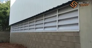 Veneziana Industrial Boa Ventilação Veneziana Industrial Boa Ventilação para conforto térmico e eficiência energética