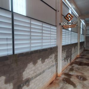 Veneziana Industrial BH Veneziana Industrial BH para ventilação natural em galpões com eficiência e durabilidade