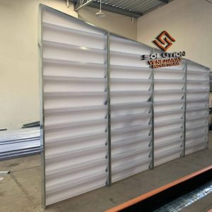 Ventilação e Iluminação Otimizadas com a Veneziana Industrial Medidas Ventilação e Iluminação Otimizadas com a Veneziana Industrial Medidas