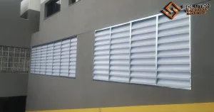 Veneziana Industrial Ar Mais Fresco Veneziana Industrial Ar Mais Fresco para ventilação natural eficiente