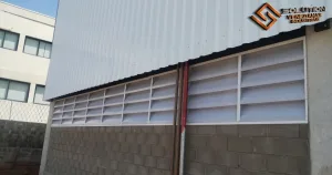 Veneziana Industrial Conforto Natural para ventilação e bem-estar térmico