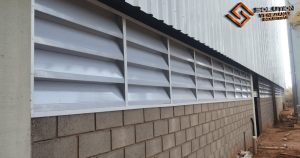 Veneziana Industrial Qualidade Real Veneziana Industrial Qualidade Real garantindo ventilação natural eficiente e durabilidade