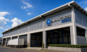 Lanternim Mais Conforto Térmico instalado em cobertura industrial, proporcionando exaustão natural do ar quente e melhor ventilação.