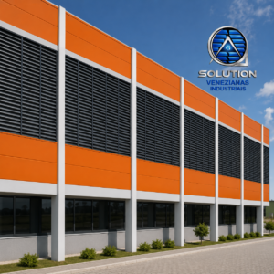 Ventilação e Iluminação natural em galpão industrial com venezianas industriais em policarbonato, proporcionando conforto térmico, economia de energia e alta eficiência para ambientes industriais.