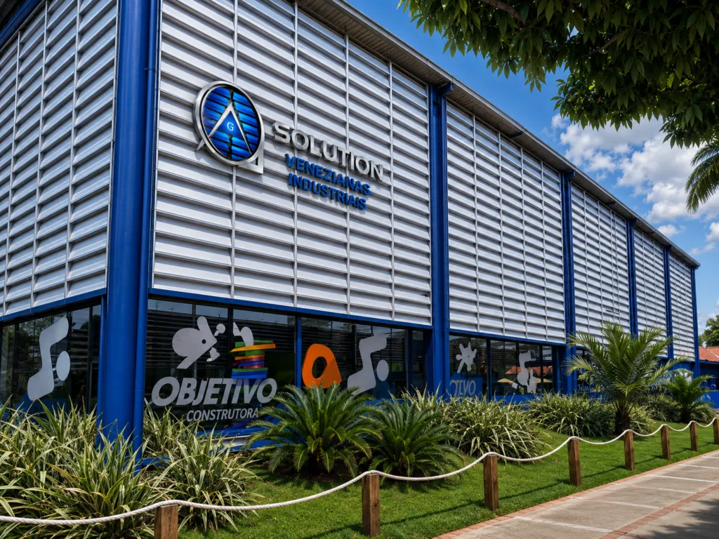 Solution Venezianas Industriais especializada em fabricação e instalação de venezianas industriais, soluções para ventilação natural, iluminação natural e conforto térmico em galpões industriais.