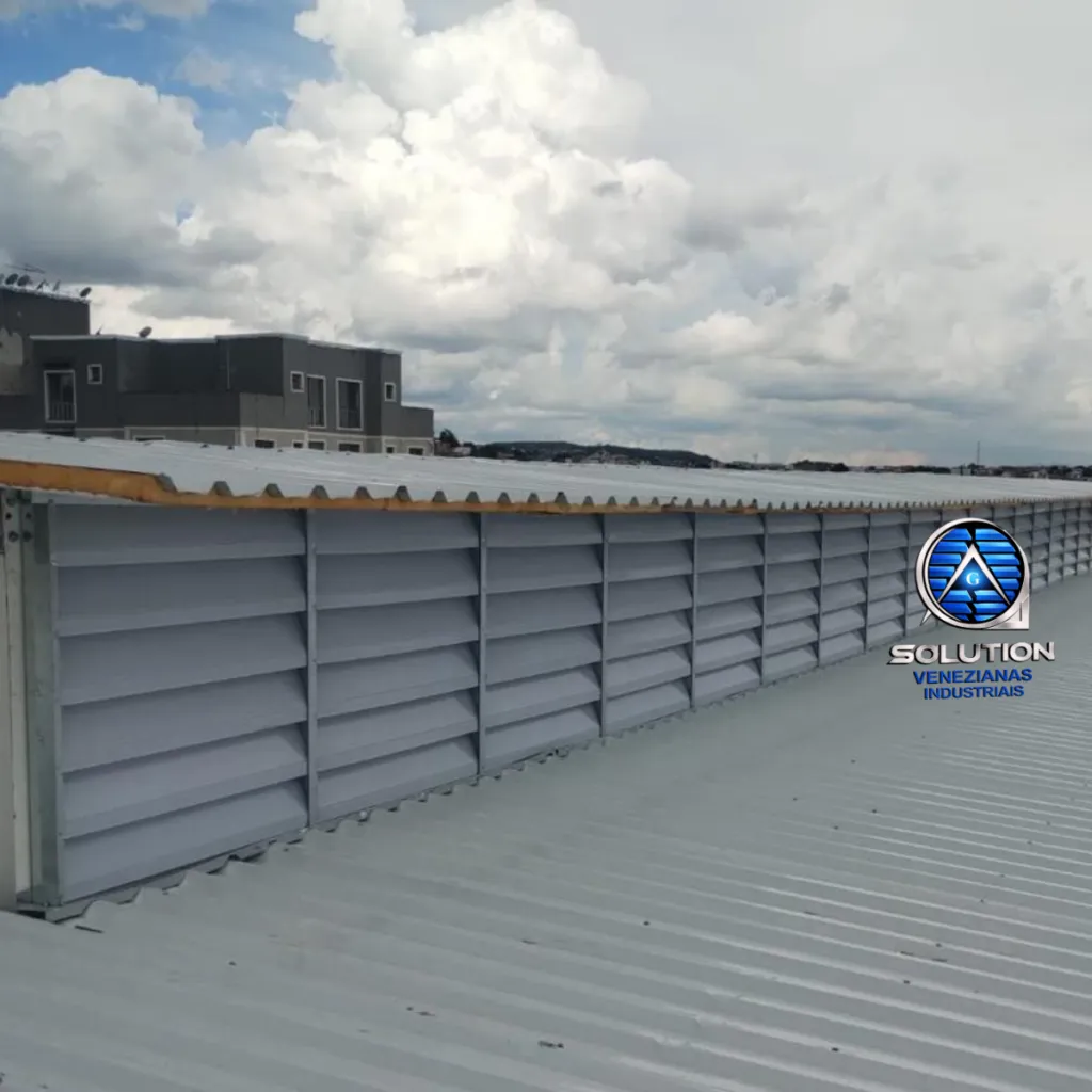 Veneziana Industrial de PVC Veneziana industrial de PVC sob medida